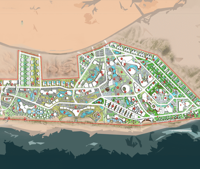 Resort Concept on 1M m² in Oman