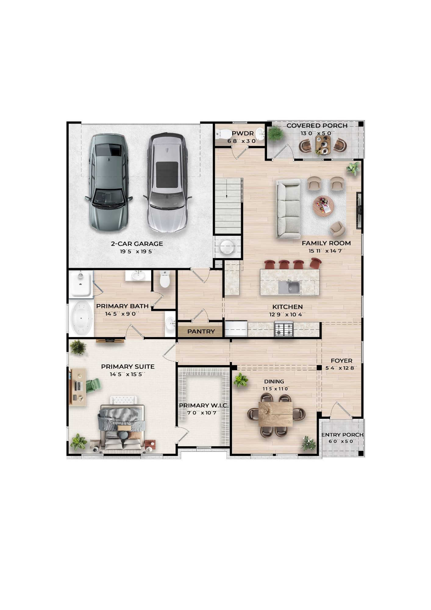 Photorealistic Rendering of Residential Real Estate in Atlanta