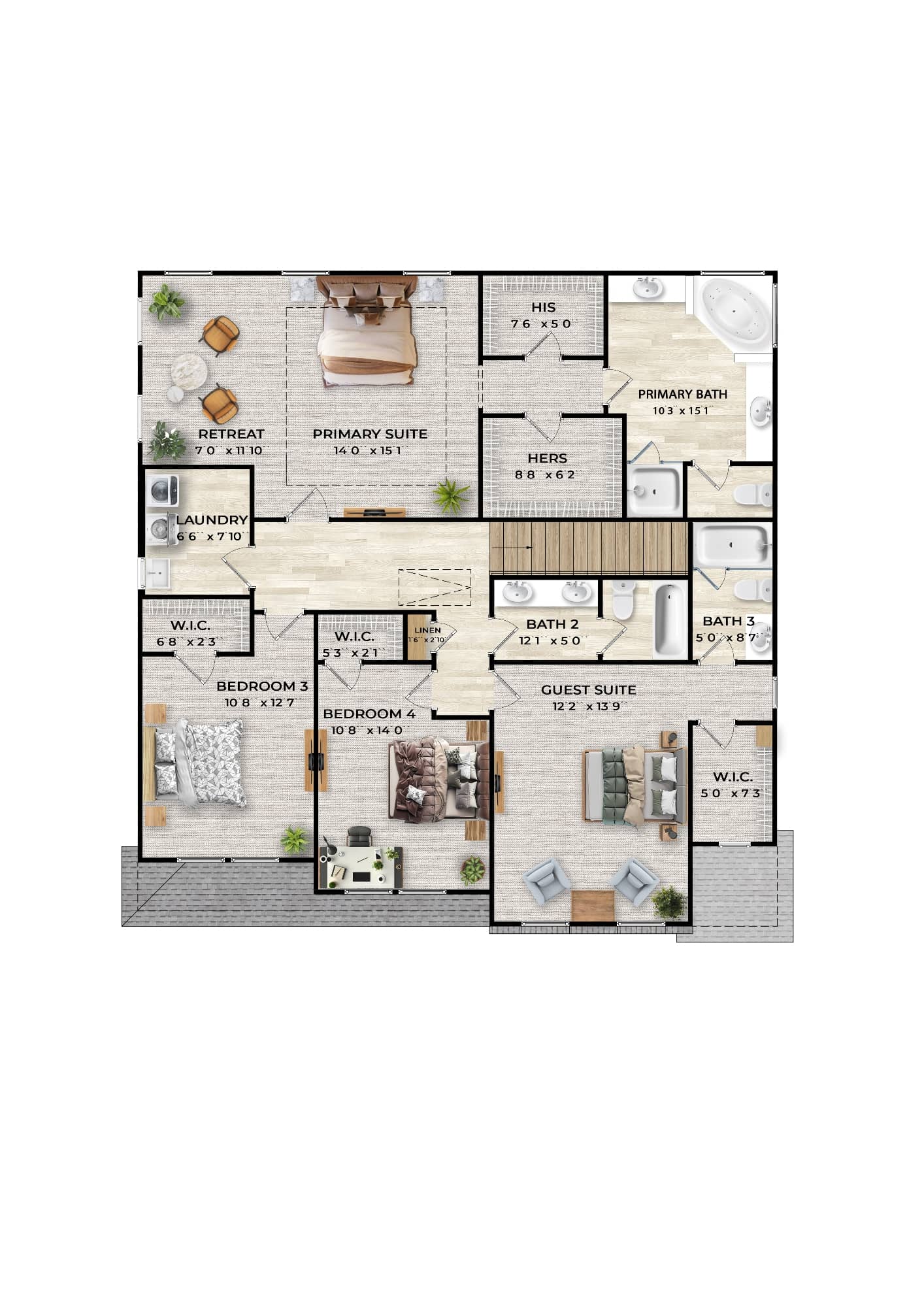 Photorealistic Rendering of Residential Real Estate in Atlanta